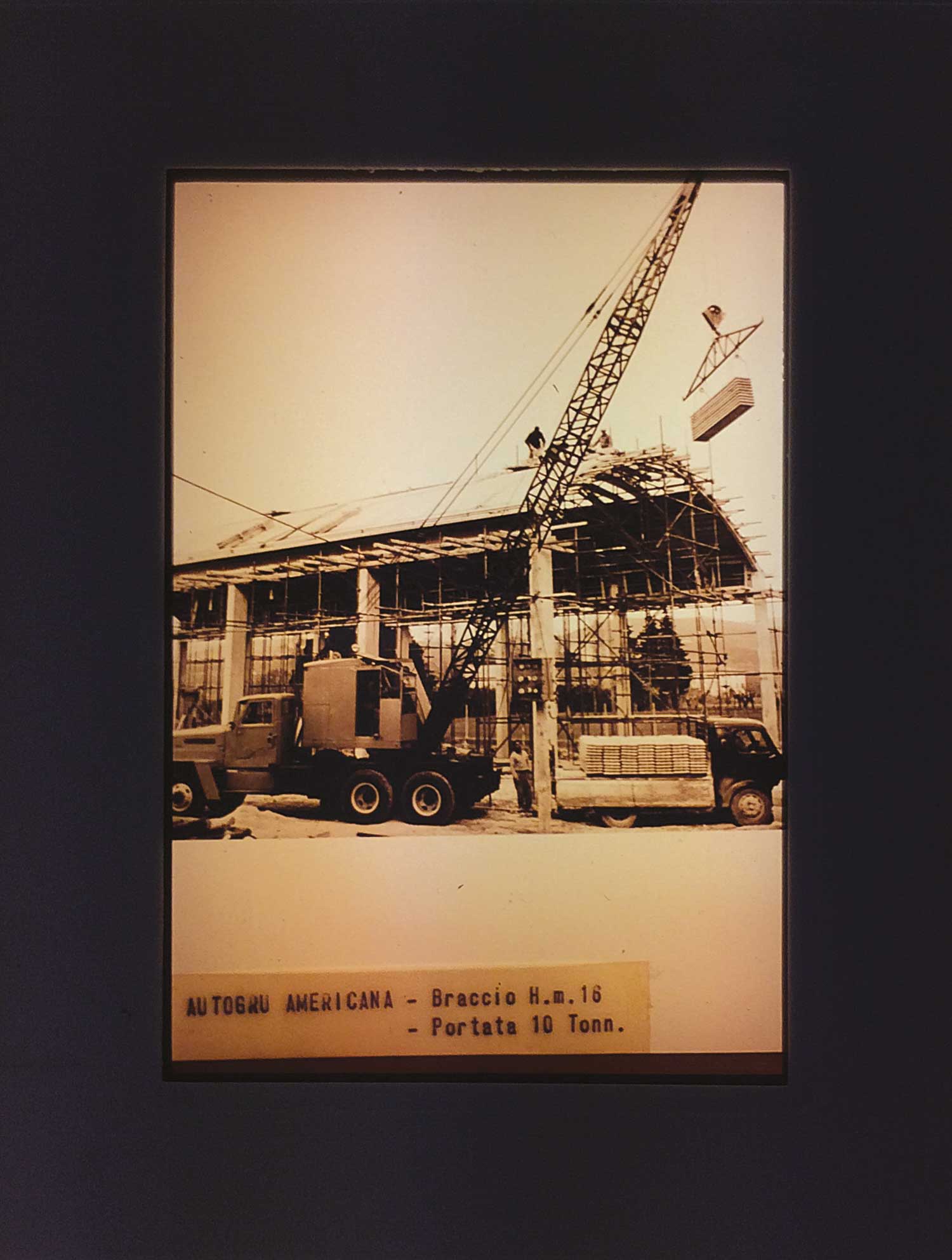 Foto storica, Edilizia industrializzata - Tecnologie Generale Prefabbricati